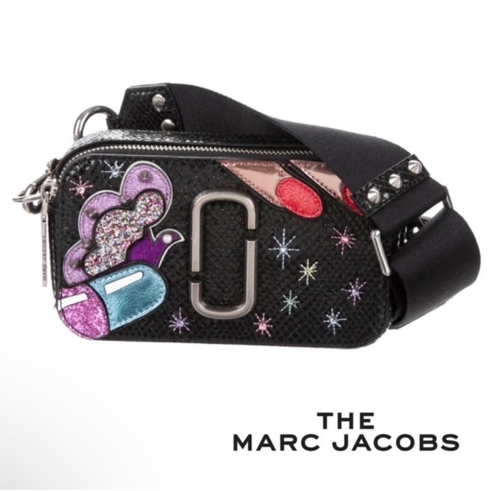 New! MARC JACOBS Snapshot Pill Embellished Crossbody Camera Bag Limited Edition - Picture 2 of 16